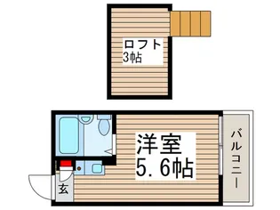ソレイユ松戸II【2階】の間取り