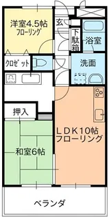 ダイアパレス所沢【3階】の間取り