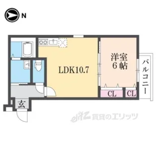 フジパレス萱島【2階】の間取り
