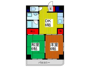 ラシェリ-ル手塚【4階】の間取り