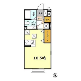クレールコート参番館【1階】の間取り