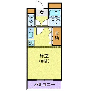 丸五富士【6階】の間取り