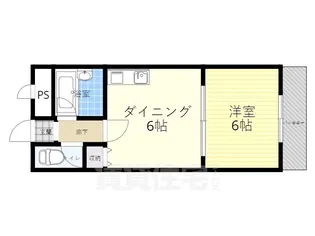 エトワールえびす【8階】の間取り