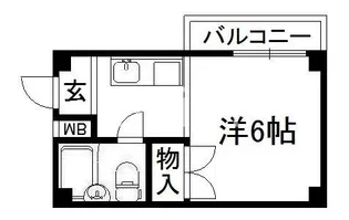ジュネス21【3階】の間取り
