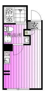 クラウディア千住【3階】の間取り