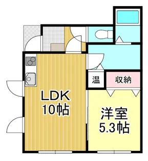 ラ・ミアカーサ【1階】の間取り