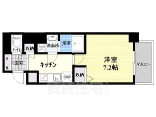 モンリベルテ箕面【8階】の間取り