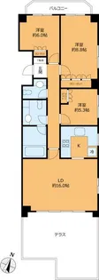 朝日目黒マンション(アサヒメグロマンション)【3階】の間取り
