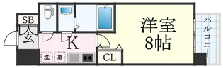 LIVIAZKOBESOLEIL(リヴィアスコウベソレイユ)【9階】の間取り