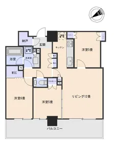 宇都宮PEAKS【19階】の間取り