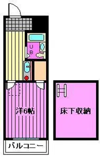 グランパレス【1階】の間取り