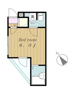 ロッシェル南台第4【1階】の間取り
