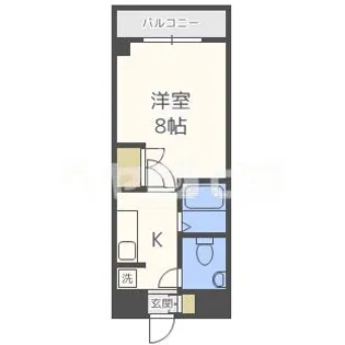 ロジェ今福鶴見【6階】の間取り