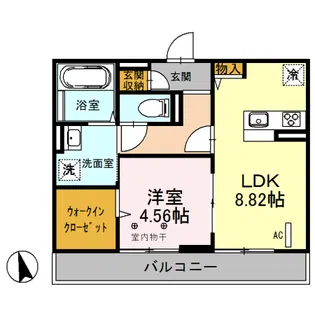 リアルコートE【2階】の間取り
