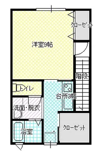 メイプルハイツ【2階】の間取り