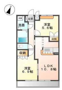 エクセルビュー【1階】の間取り
