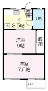 門前町マンション【1階】の間取り
