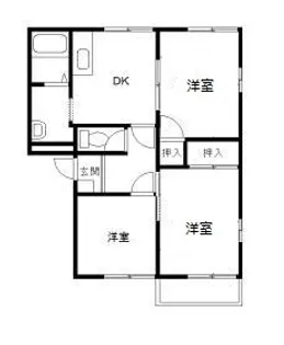 コーポ藤【2階】の間取り