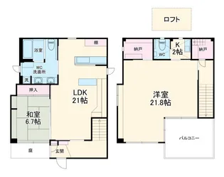 東京都東村山市栄町3【一戸建】の間取り