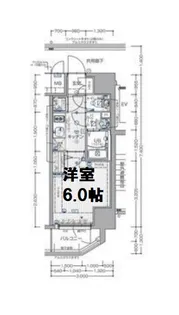 エスリード天王寺ブランシェ【3階】の間取り