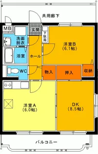ユーミー篠崎【3階】の間取り