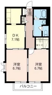 ヴァンヴェール洋光台【2階】の間取り