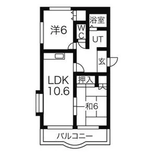 パレンティ―ア【3階】の間取り