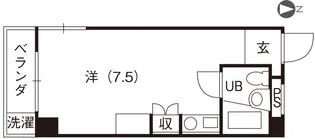 パセオ宝永【3階】の間取り