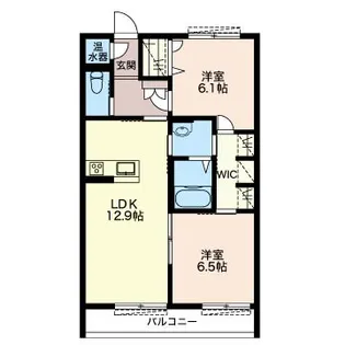 グラン ソレイユ【1階】の間取り
