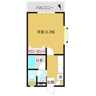 コーポ リベラル【2階】の間取り
