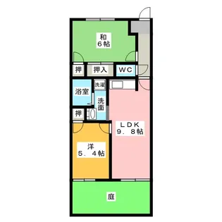 アーバンミニオン【1階】の間取り