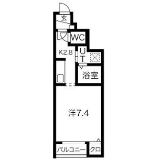ウィスペリア【1階】の間取り