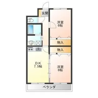 ハイツパルソー【3階】の間取り