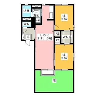 アルシオン【1階】の間取り