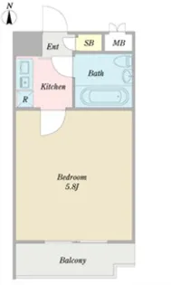 プロシード弘明寺【2階】の間取り