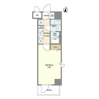 神奈川県平塚市錦町【マンション】の間取り