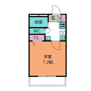 ハピネス天白【2階】の間取り