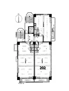 チサンマンション本厚木第一【2階】の間取り