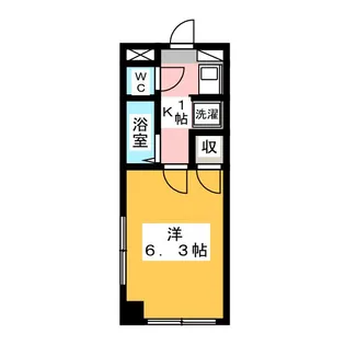 サンハウス【2階】の間取り