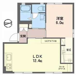 メゾンアムール D棟【1階】の間取り