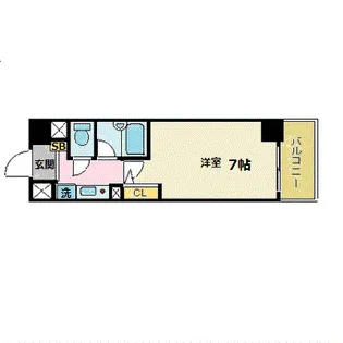 エスリード本町【5階】の間取り