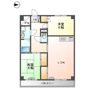 マンション山本 参番館【3階】の間取り