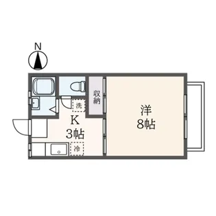 グリュ・エ・グロワールD棟【1階】の間取り