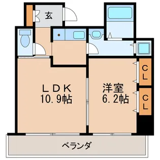丸の内Terrace【7階】の間取り