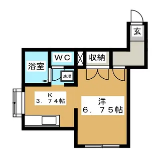 WEST VILLAGE 91【2階】の間取り