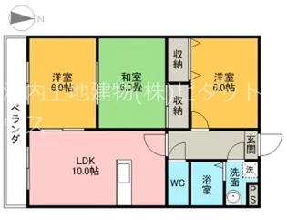 ユーミー豊泉【3階】の間取り