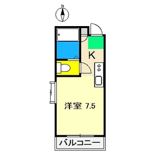 メゾンシャトーレ【2階】の間取り