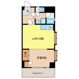 第2エステート・ミト D棟【2階】の間取り