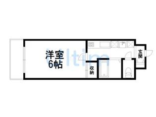 カスタリア京都西七条【8階】の間取り
