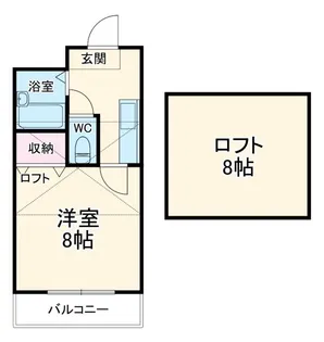 独身貴族 PartII【2階】の間取り